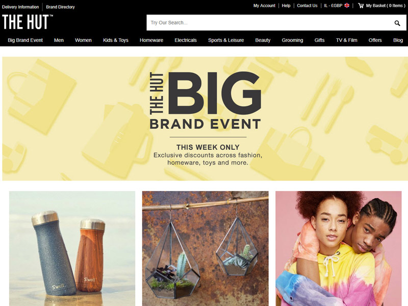 The Hut - אתרי קניות בחו"ל