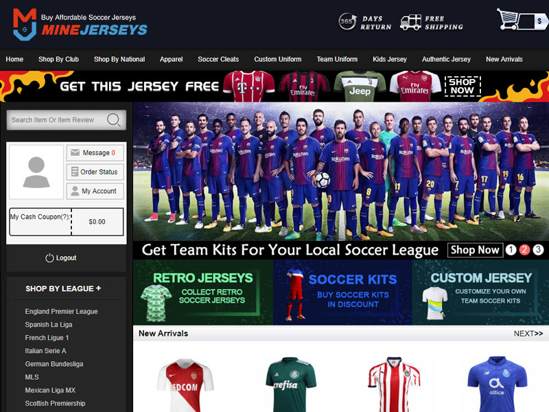 Mine Jerseys חולצות כדורגל - אתרי קניות בחו"ל